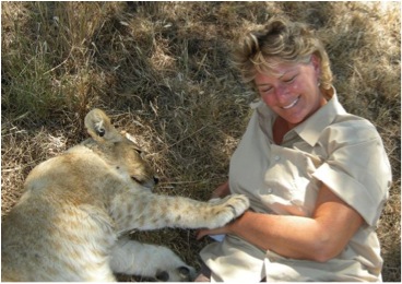 tracy and lion 1