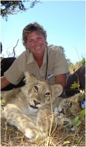 Tracy and lion 1